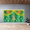 Shri Nath Ji with Cow Backdrop Indian Traditional Cloth 5x8 Feet Backdrop Pooja Backdrop Indian Wall Art Photo Decor Banner Diwali Decor Wedding Backdrop Decorative Cloth Backdrop